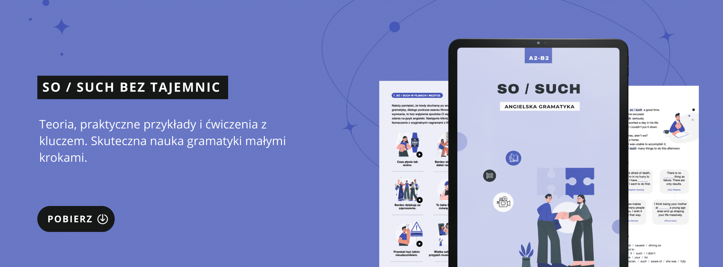 so such teoria ćwiczenia angielska gramatyka gettinenglish